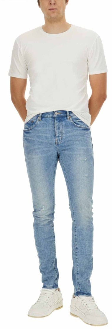 Purple Brand "Vintage Abrasions" Jeans Blauw