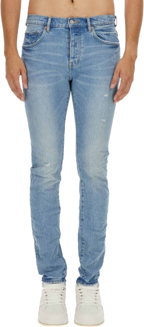 Purple Brand "Vintage Abrasions" Jeans Blauw