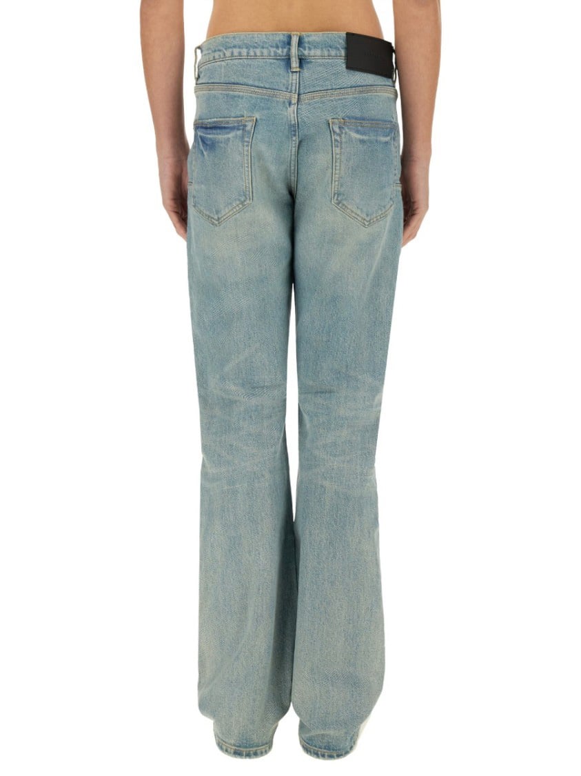 Purple Brand "Coated Flare" Jeans Blauw