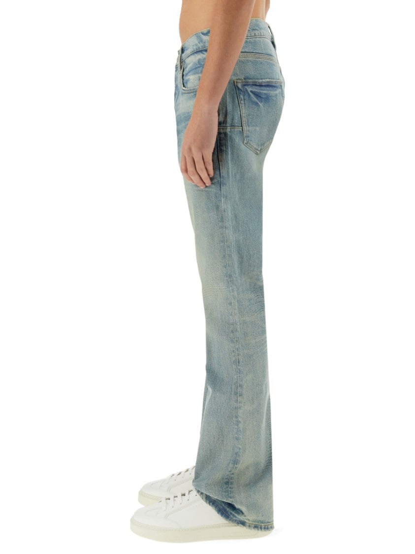 Purple Brand "Coated Flare" Jeans Blauw