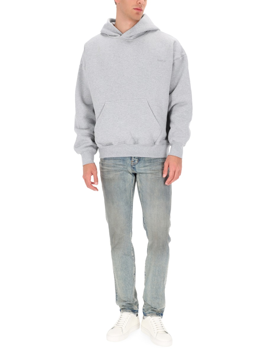 Purple Brand Faded Light Blue Whiskering Jeans Wit