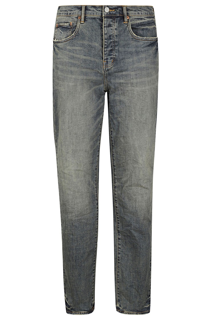 Purple Brand Vintage Aged Slim Jeans Blauw
