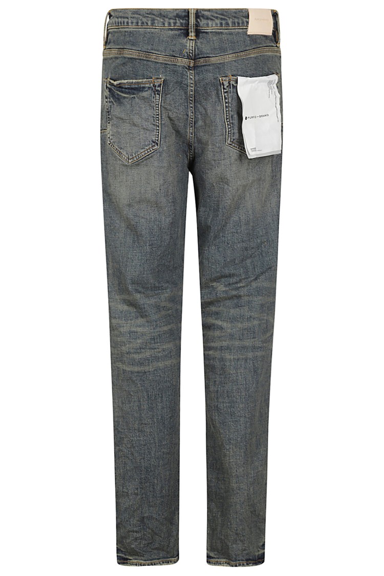 Purple Brand Vintage Aged Slim Jeans Blauw