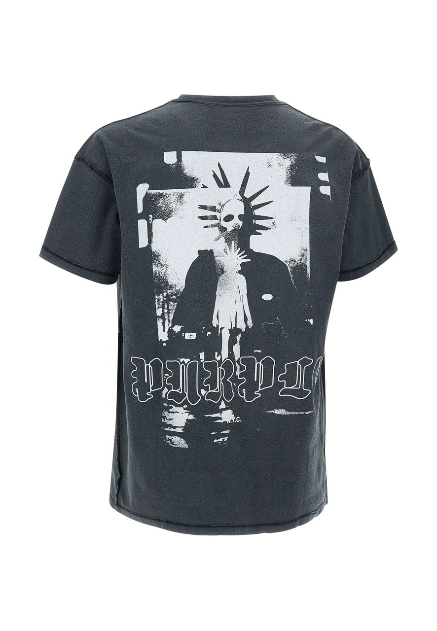 Purple Brand T-Shirts And Polos Black Zwart