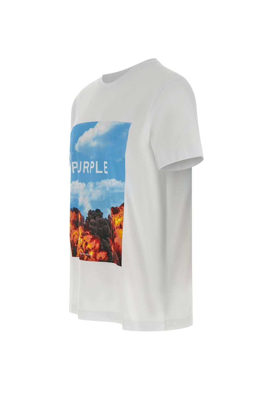 Purple Brand T-Shirts And Polos White Wit