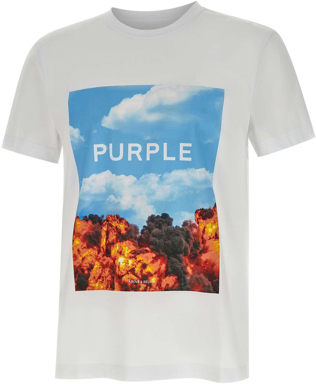 Purple Brand T-Shirts And Polos White Wit