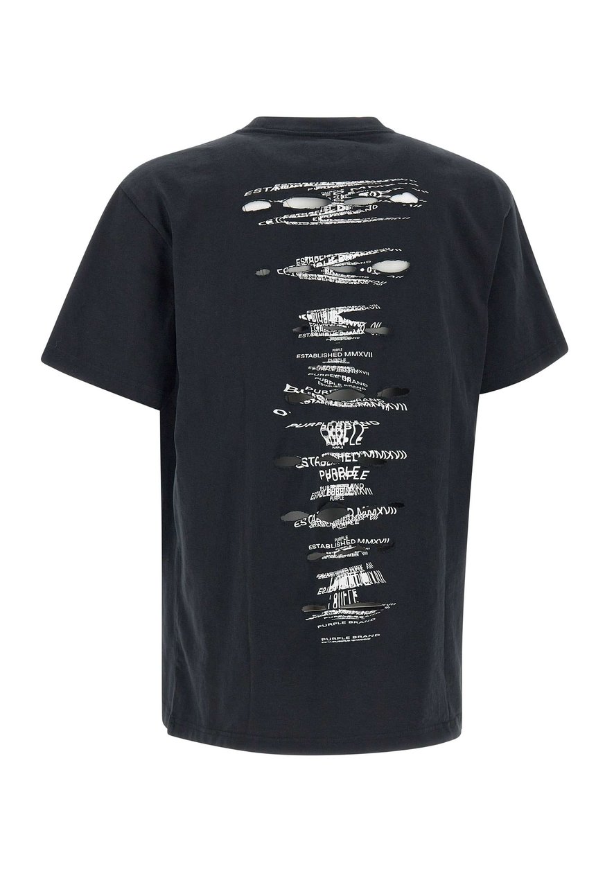 Purple Brand T-Shirts And Polos Black Zwart