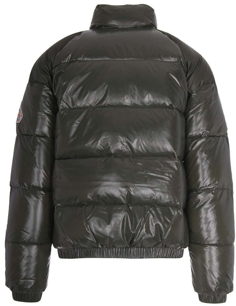 Pyrenex Vintage Mythic Lacquered Bomber Down Jacket Zwart