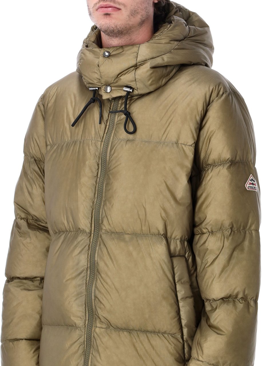 Pyrenex Shift Hooded Ripstop Mermaid Donkergroen