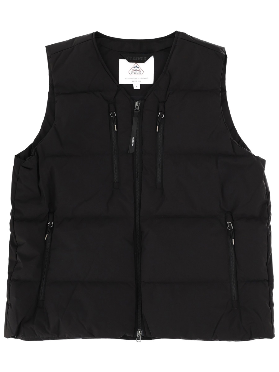 Pyrenex Recycled Polyester Solace Quilted Vest Zwart