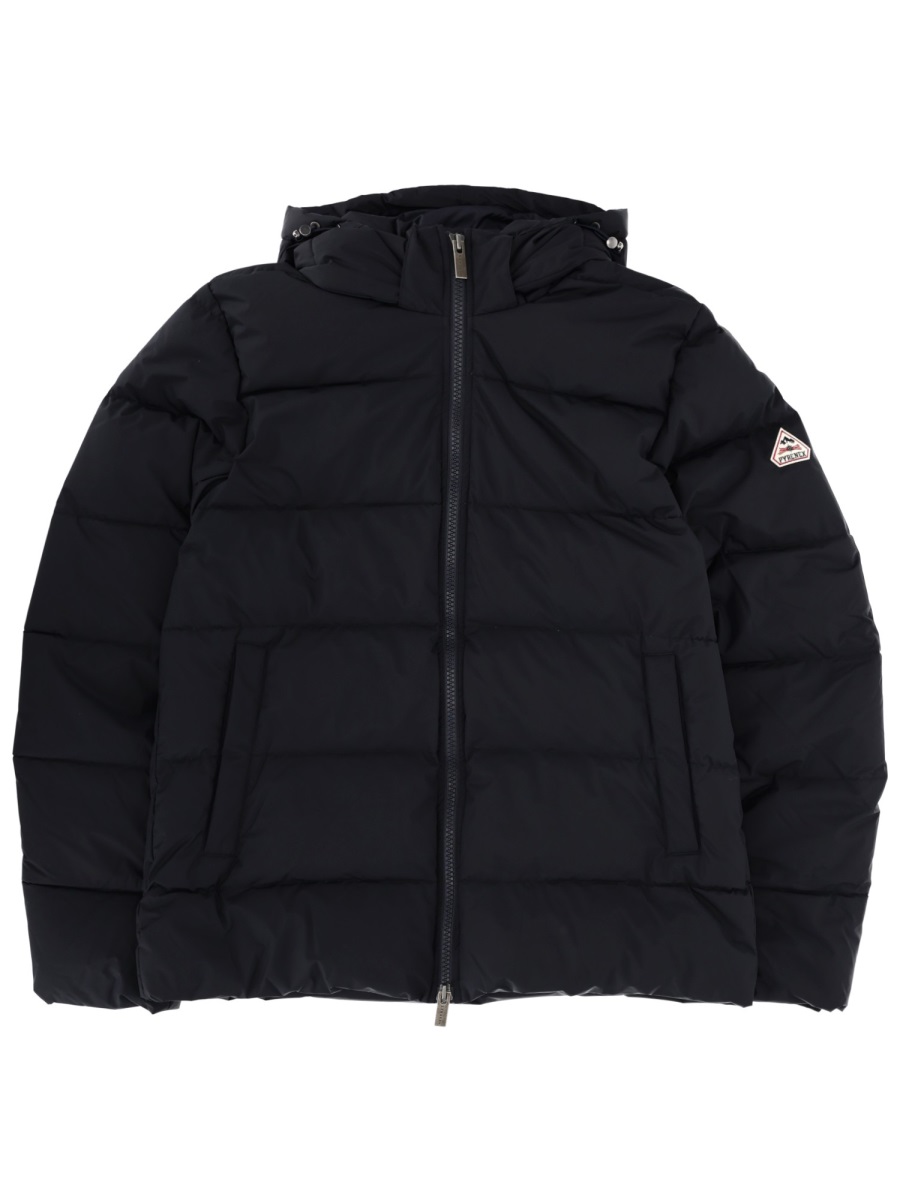 Pyrenex Polyester Spoutnic Puffer Hooded Coat Zwart