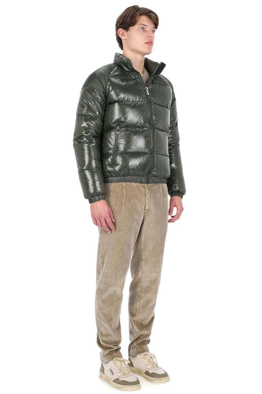 Pyrenex Green Polyamide Vintage Mythic Jacket Zwart