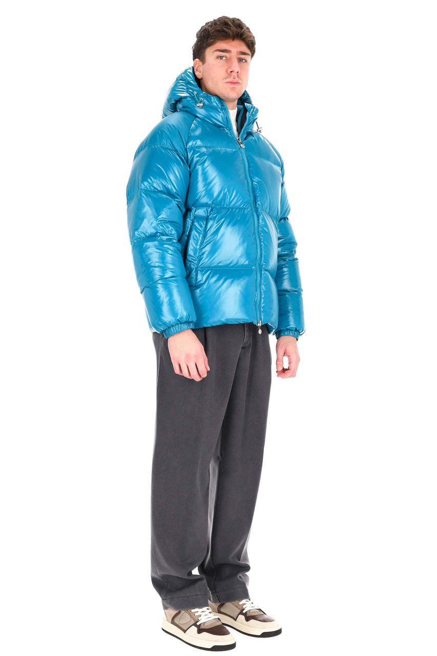 Pyrenex Sten Unisex Hooded Down Jacket Blauw