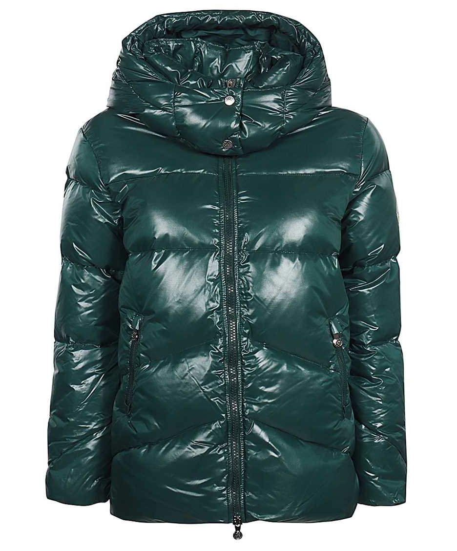 Pyrenex Hooded full-zip down jacket Groen