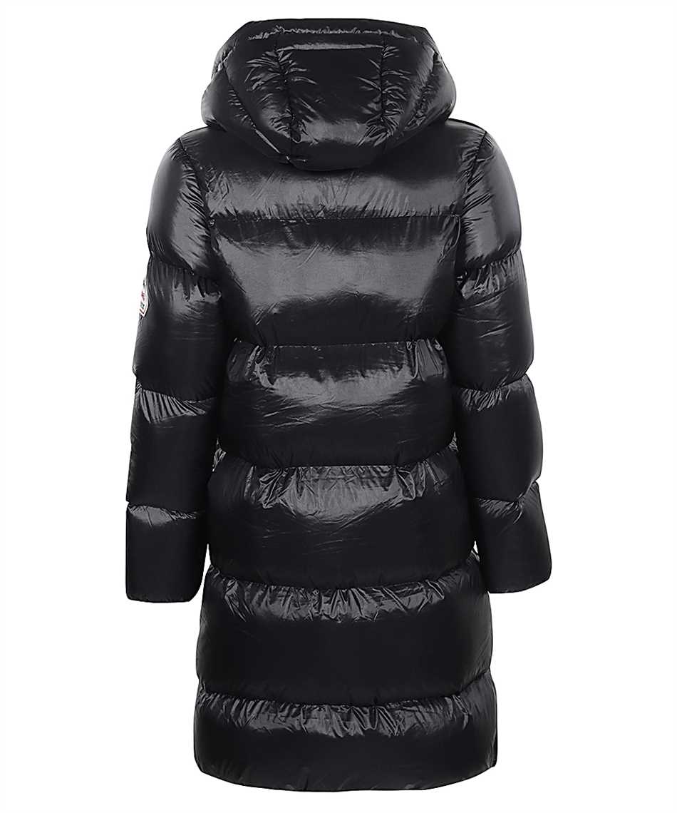 Pyrenex Hooded full-zip down jacket Zwart