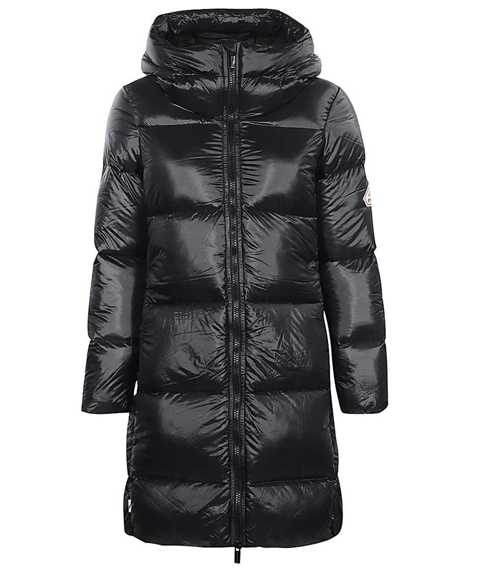 Pyrenex Hooded full-zip down jacket Zwart