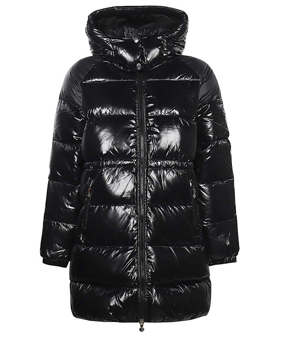 Pyrenex Hooded full-zip down jacket Zwart