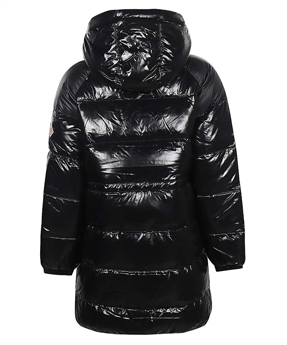 Pyrenex Hooded full-zip down jacket Zwart