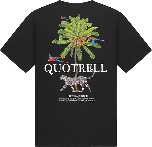Quotrell Quotrell Jungle T-Shirt Zwart