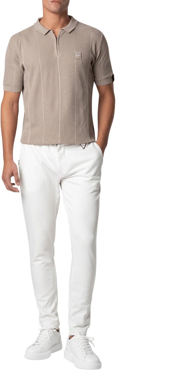 Quotrell Arena Polo | Taupe/black Beige