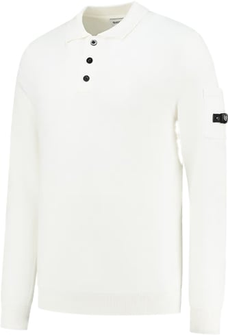 Quotrell Quotrell Couteux Knitted Button Up Beige