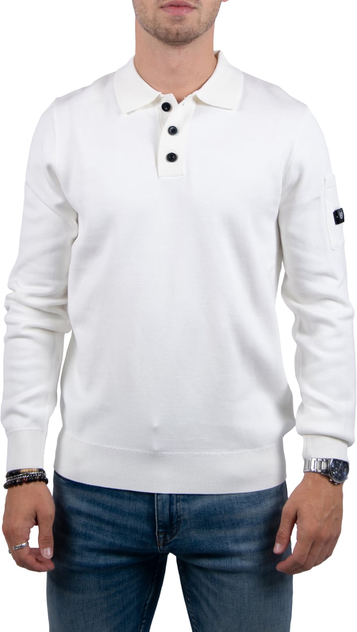 Quotrell Quotrell Couteux Knitted Button Up Beige