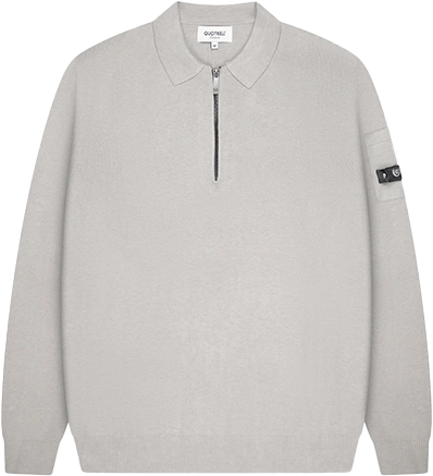 Quotrell Quotrell Chief Knitted Polo Grijs