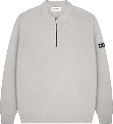 Quotrell Quotrell Chief Knitted Polo Grijs