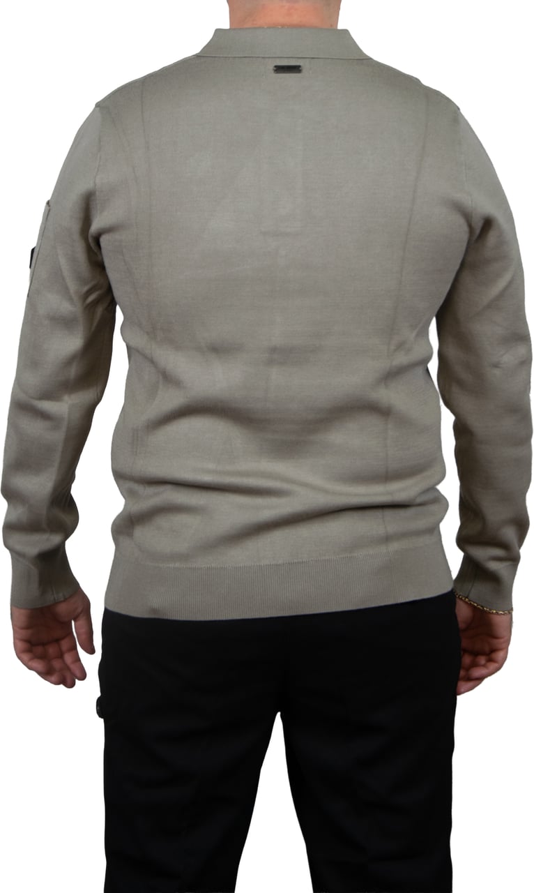 Quotrell Quotrell Couteux Knitted Button Up Groen