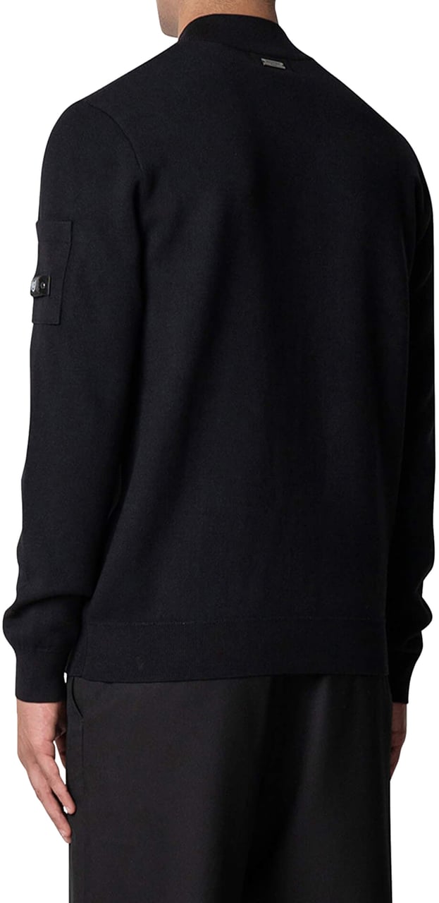 Quotrell Fromanteel Knitted Vest | Black Zwart