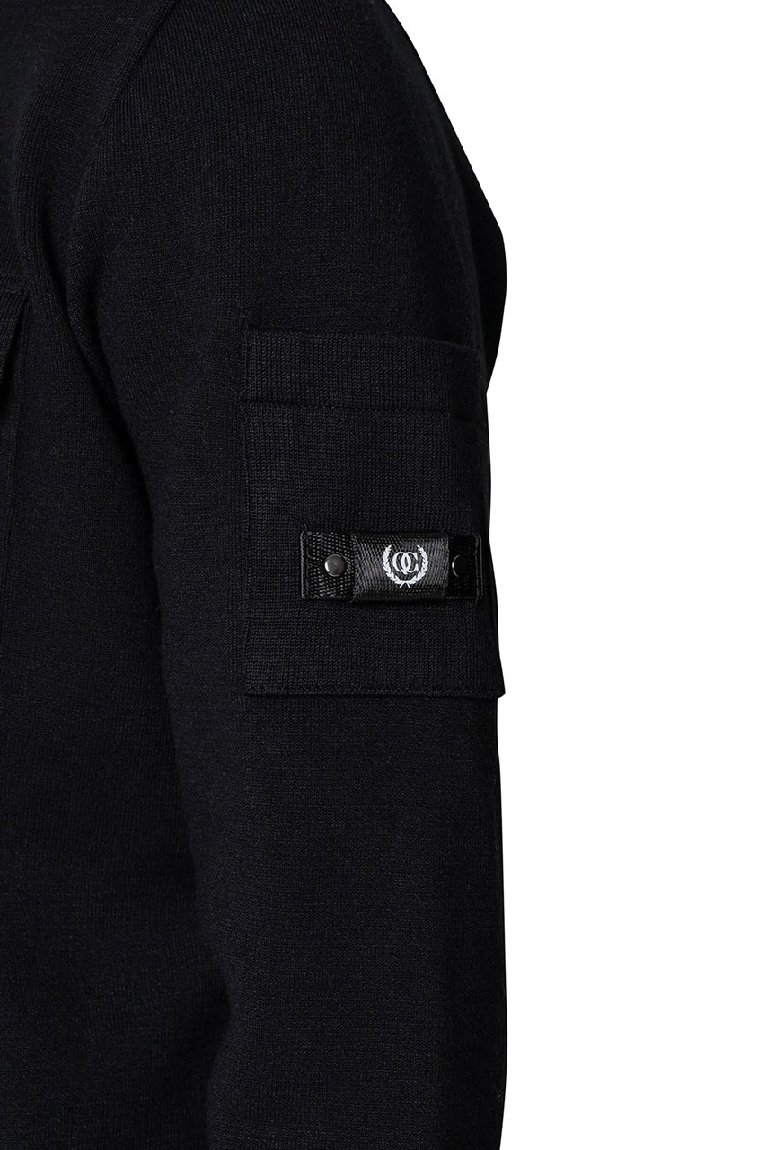 Quotrell Fromanteel Knitted Vest | Black Zwart