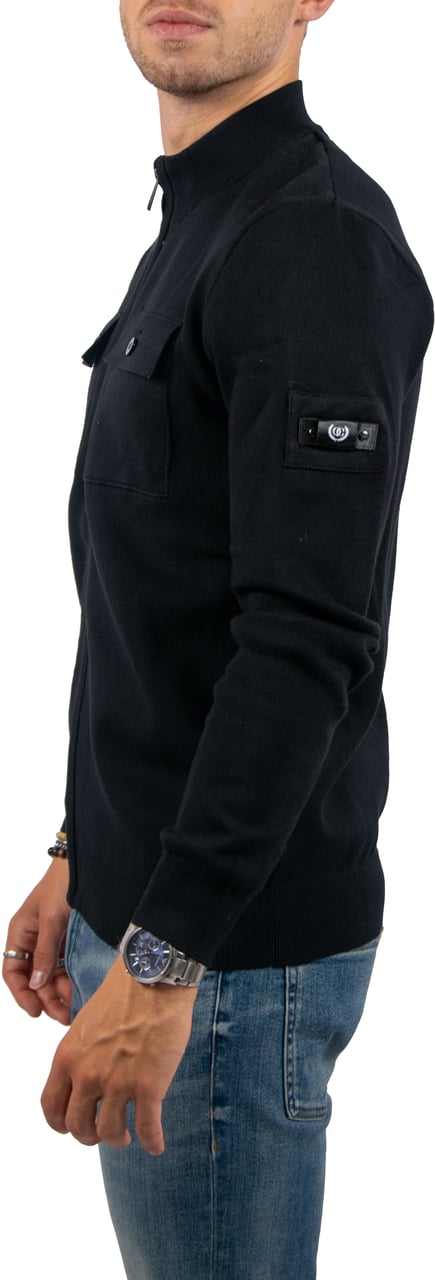 Quotrell Quotrell Fromanteel Knitted Vest Zwart