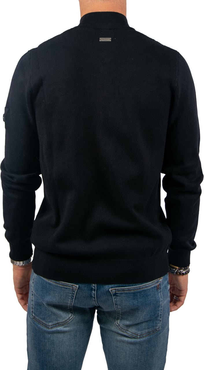 Quotrell Quotrell Fromanteel Knitted Vest Zwart