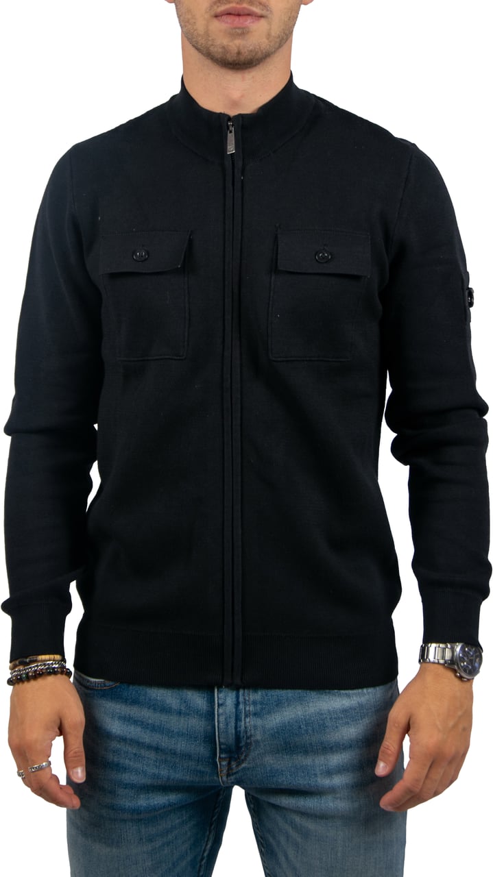 Quotrell Quotrell Fromanteel Knitted Vest Zwart