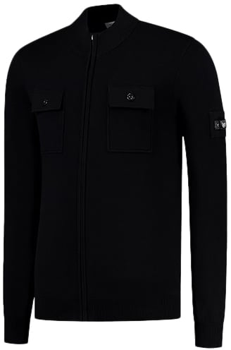 Quotrell Quotrell Fromanteel Knitted Vest Zwart