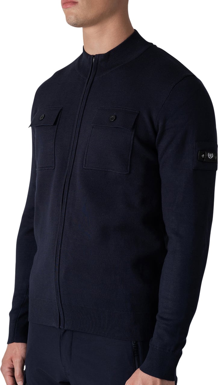 Quotrell Fromanteel Knitted Vest | Navy Blauw