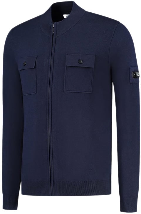 Quotrell Quotrell Fromanteel Knitted Vest Blauw