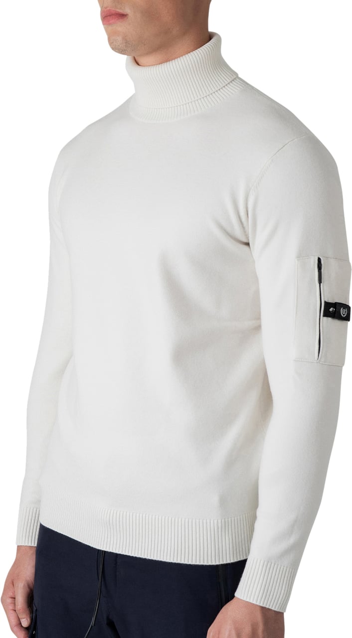 Quotrell Papillon Knitted Sweater | Ecru Beige