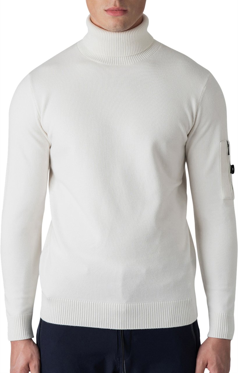 Quotrell Papillon Knitted Sweater | Ecru Beige