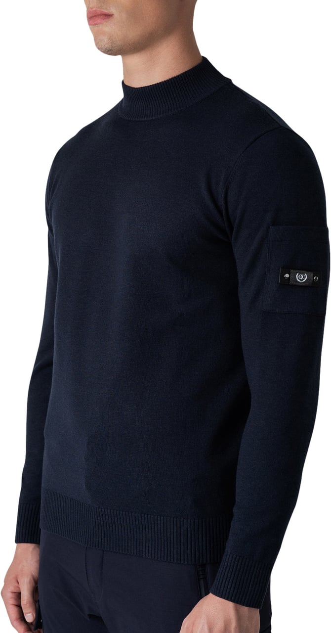 Quotrell Cannes Knitted Sweater | Navy Blauw