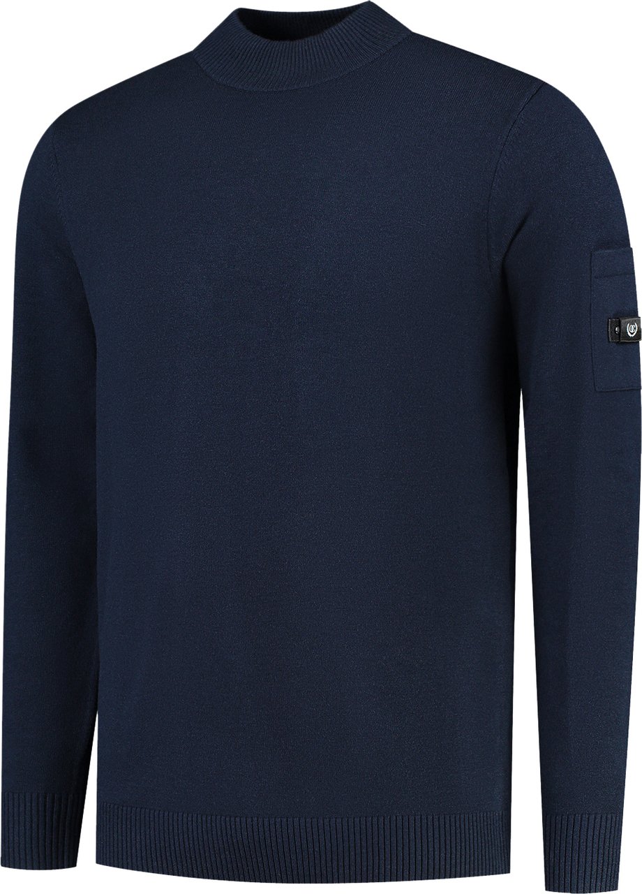 Quotrell Cannes Knitted Sweater | Navy Blauw