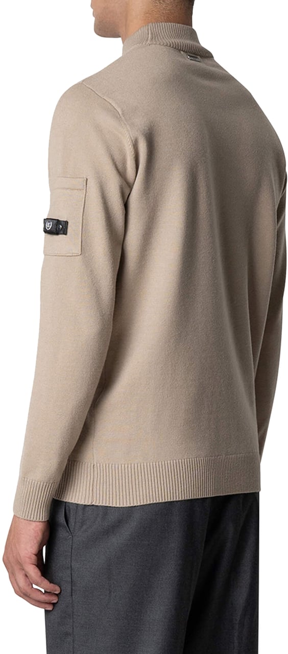 Quotrell Cannes Knitted Sweater | Faded Brown Bruin