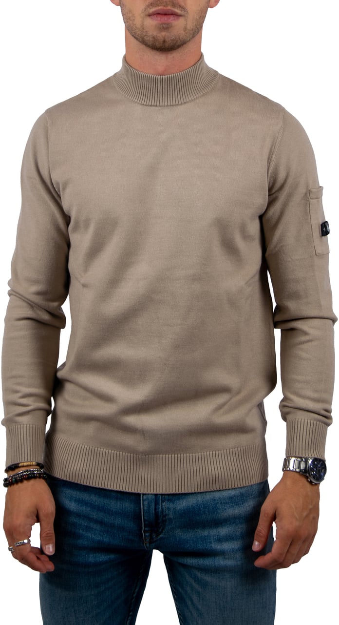 Quotrell Quotrell Cannes Knitted Sweater Bruin