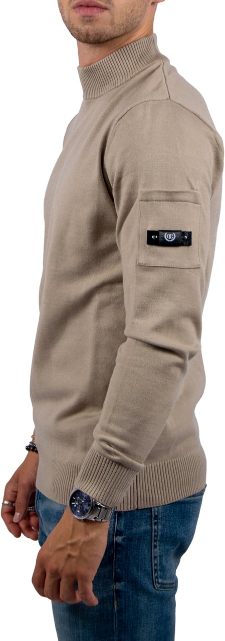 Quotrell Quotrell Cannes Knitted Sweater Bruin