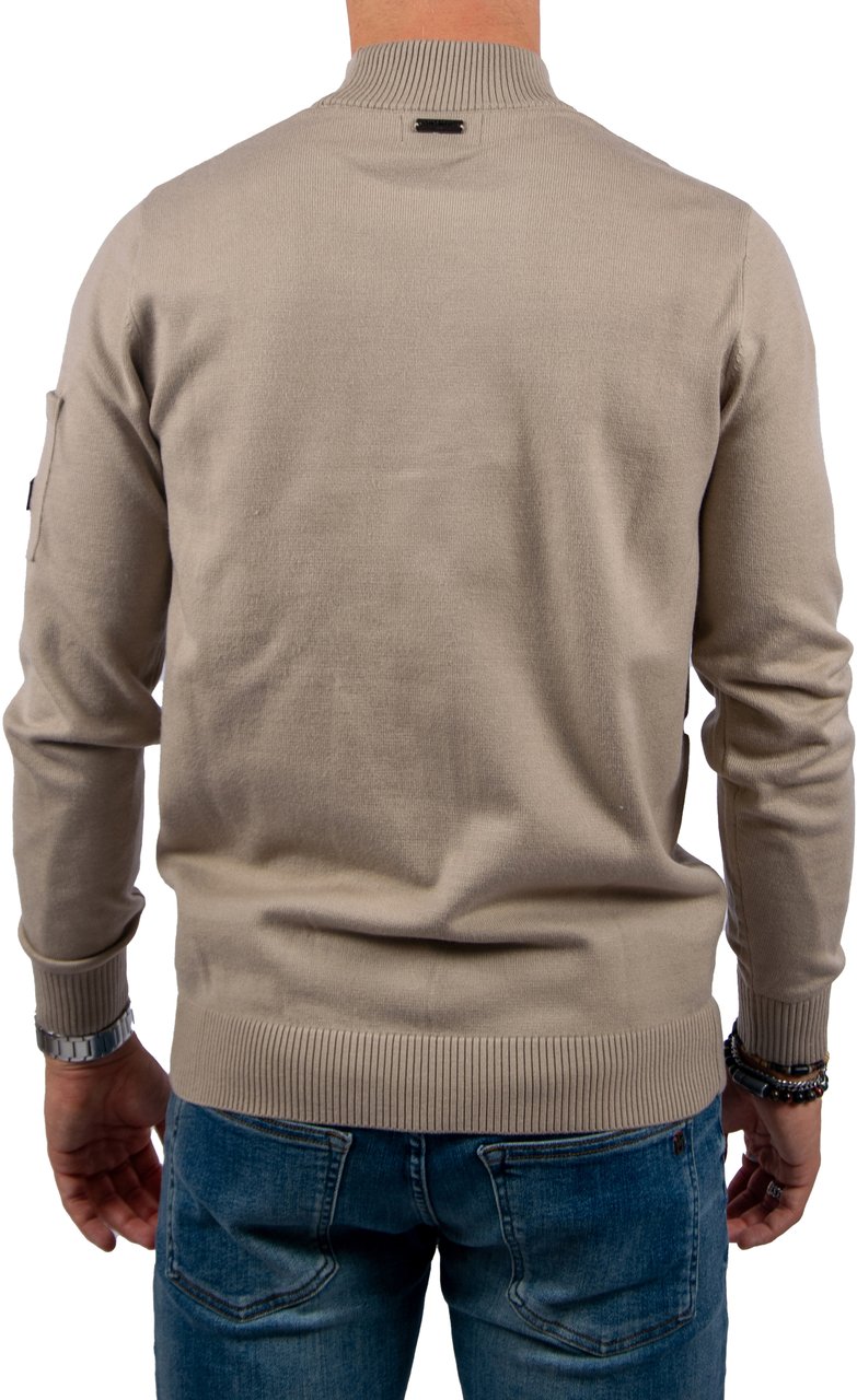 Quotrell Quotrell Cannes Knitted Sweater Bruin