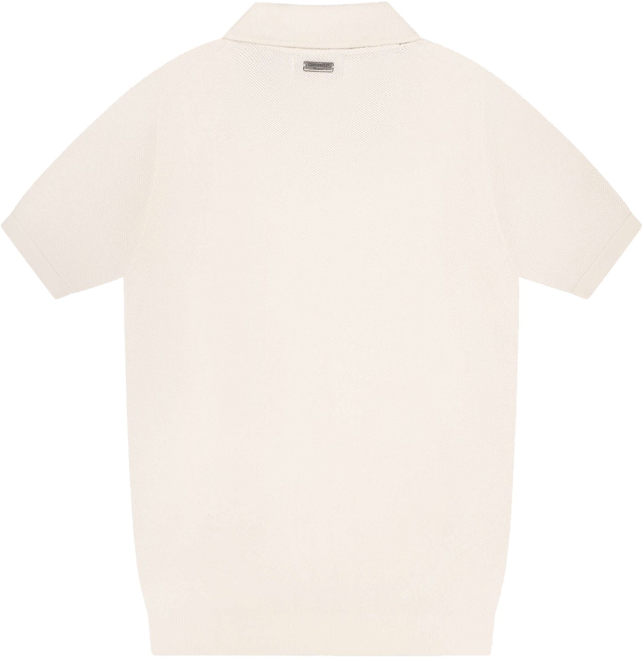 Quotrell Elijah Polo | Off White/greige Wit