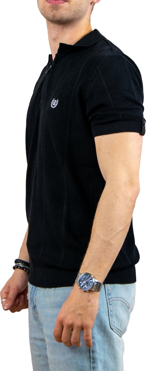 Quotrell Quotrell Cruz Knitted Polo Zwart