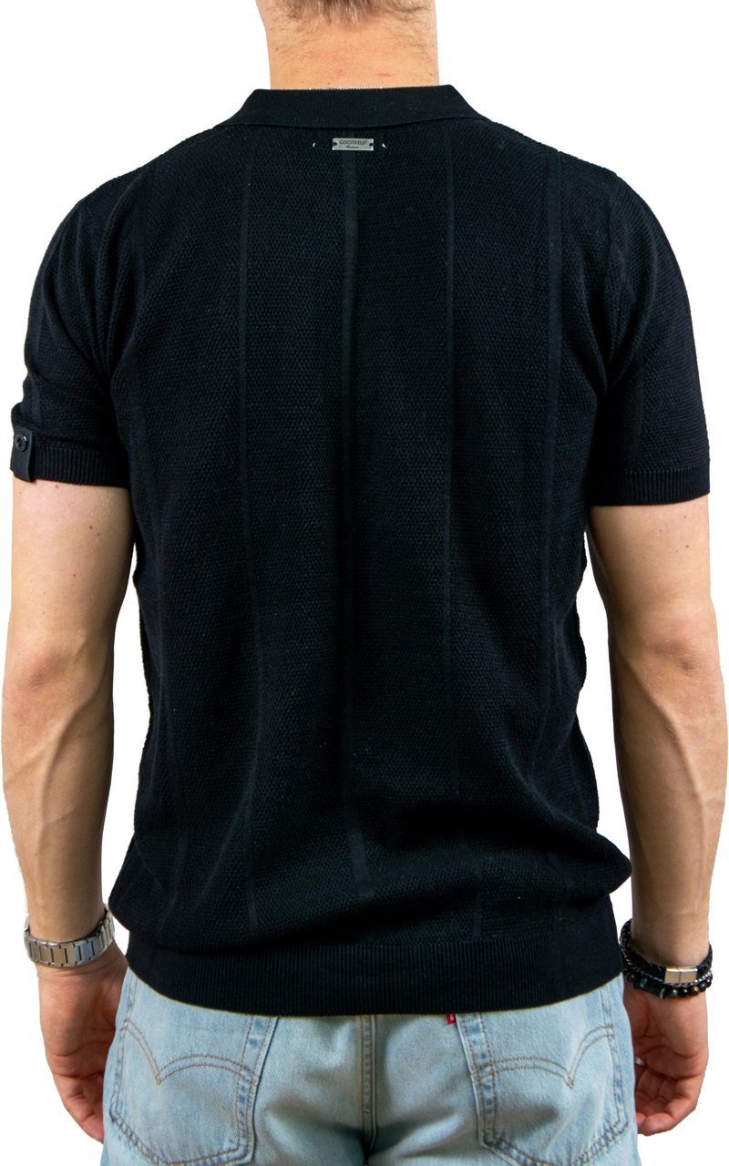 Quotrell Quotrell Cruz Knitted Polo Zwart