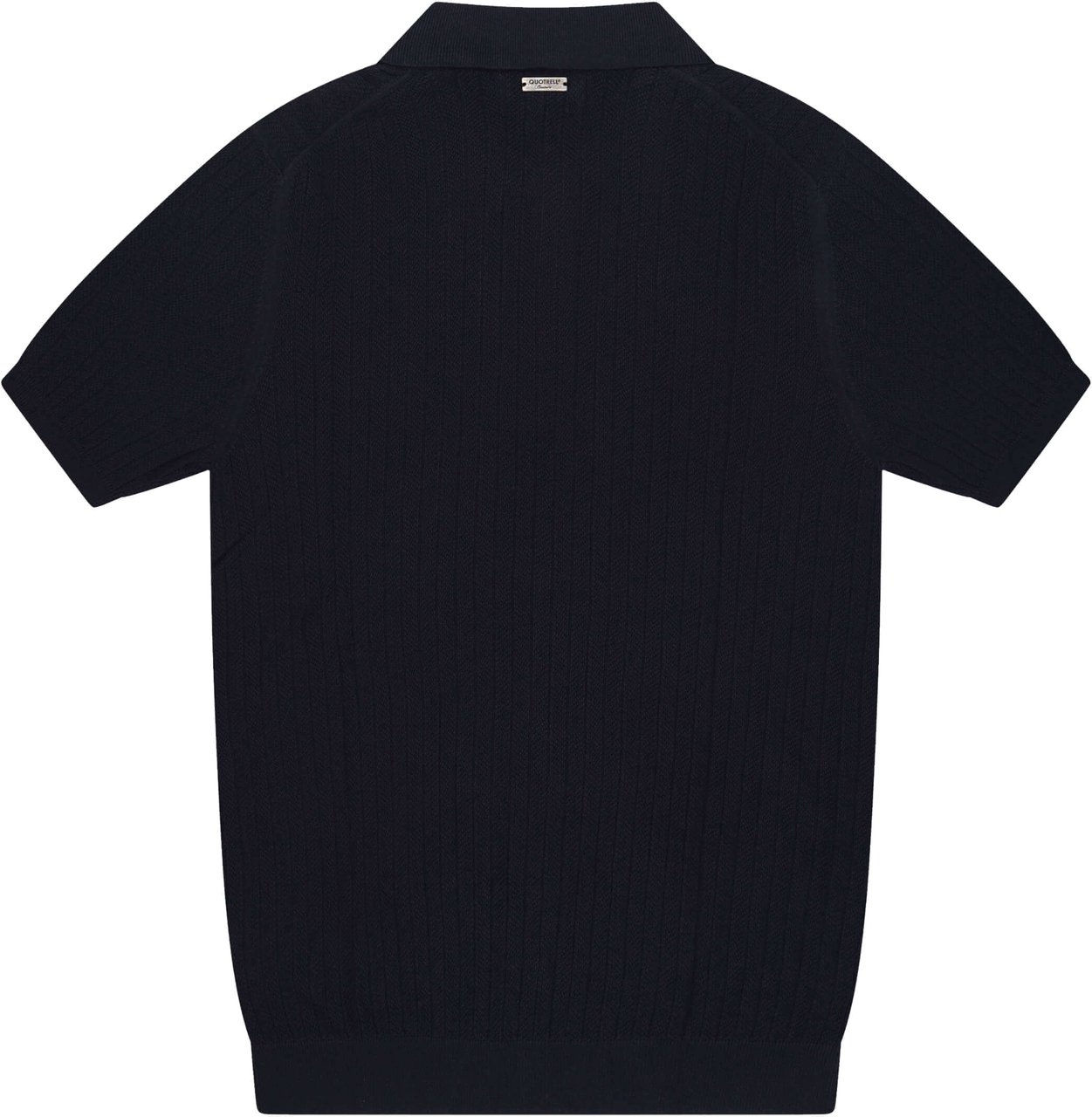 Quotrell Cairo Knitted Polo | Navy/white Blauw