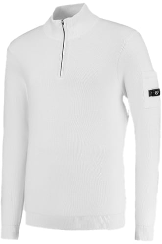 Quotrell Quotrell D'Azur Knitted Halfzip Beige